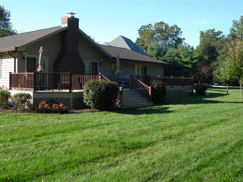 The same deck after being rebuilt by Calvert Specialty Contracting